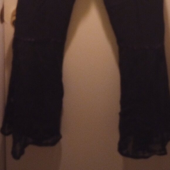 Rag brand vintage blk halter jumpsuit M pre owned! - Picture 3 of 14